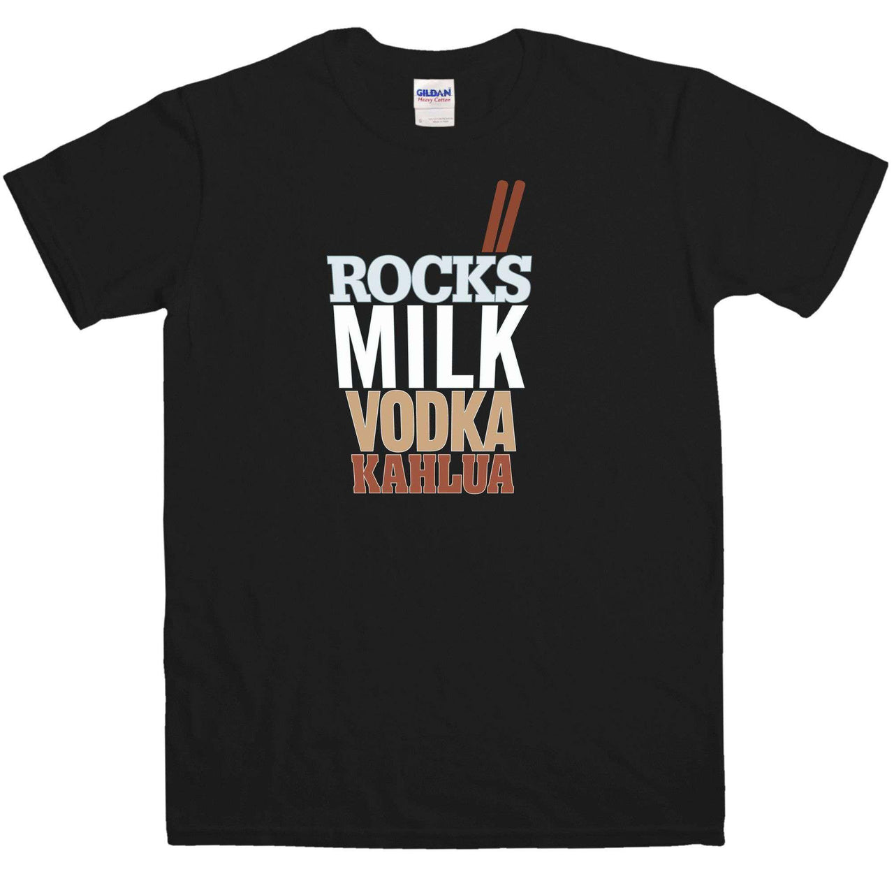 Cocktail White Russian Mens Graphic T-Shirt 8Ball