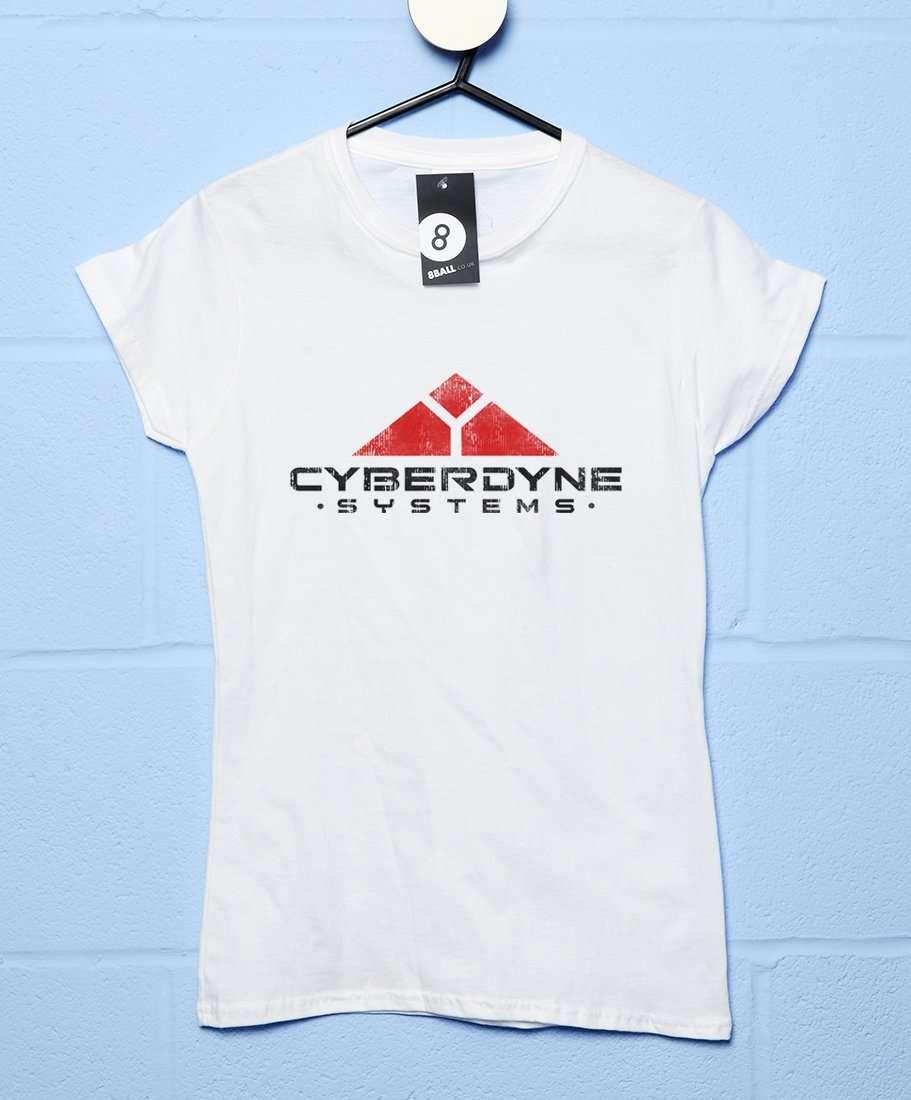 Cyberdyne Systems Womens Fitted T-Shirt, Inspired By Terminator 8Ball