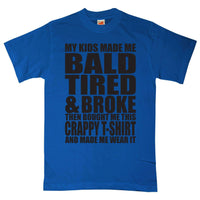 Thumbnail for Dads Gift Bald Tired And Broke Unisex T-Shirt For Men And Women 8Ball