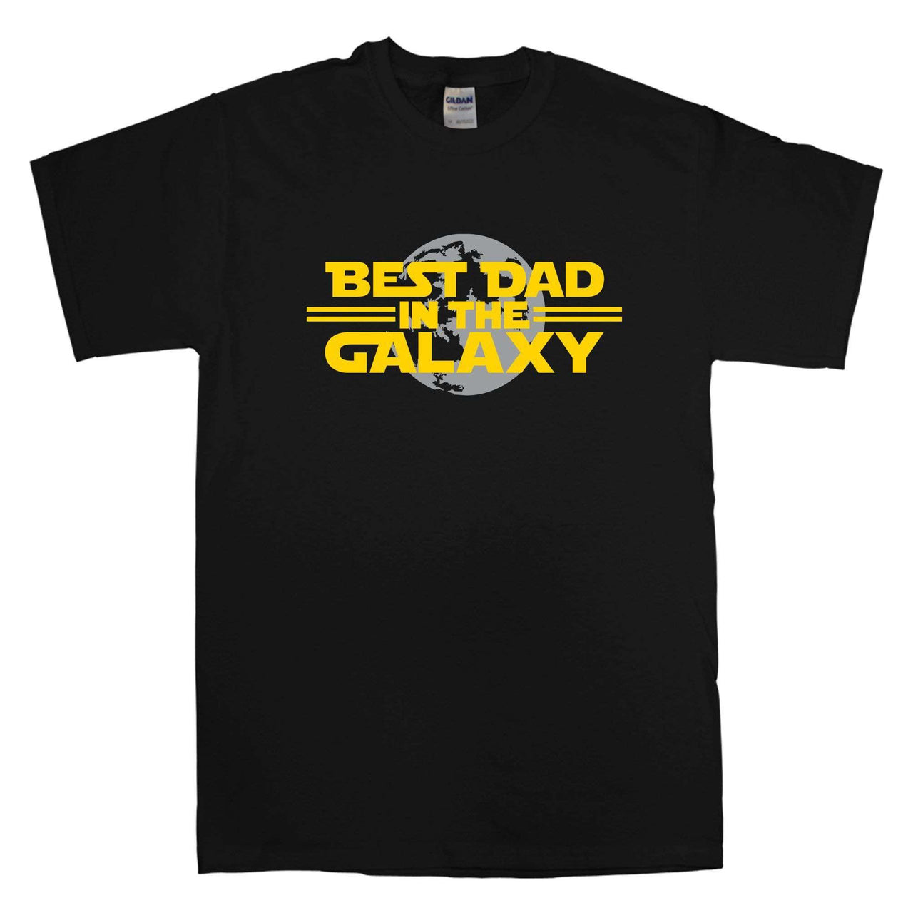 Dads Gift Best Dad In The Galaxy Unisex T-Shirt 8Ball