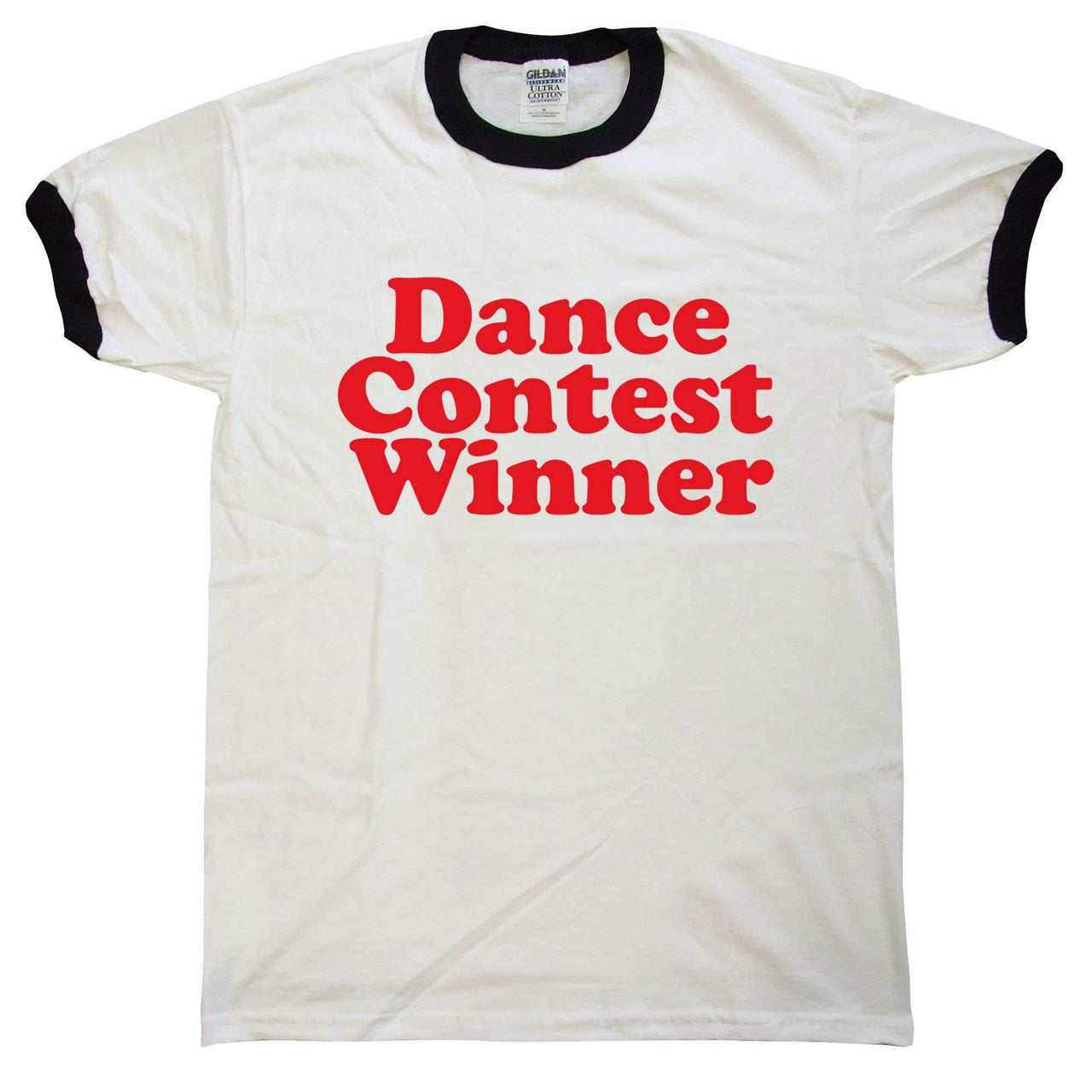 Dance Contest Winner Ringer Graphic T-Shirt For Men 8Ball
