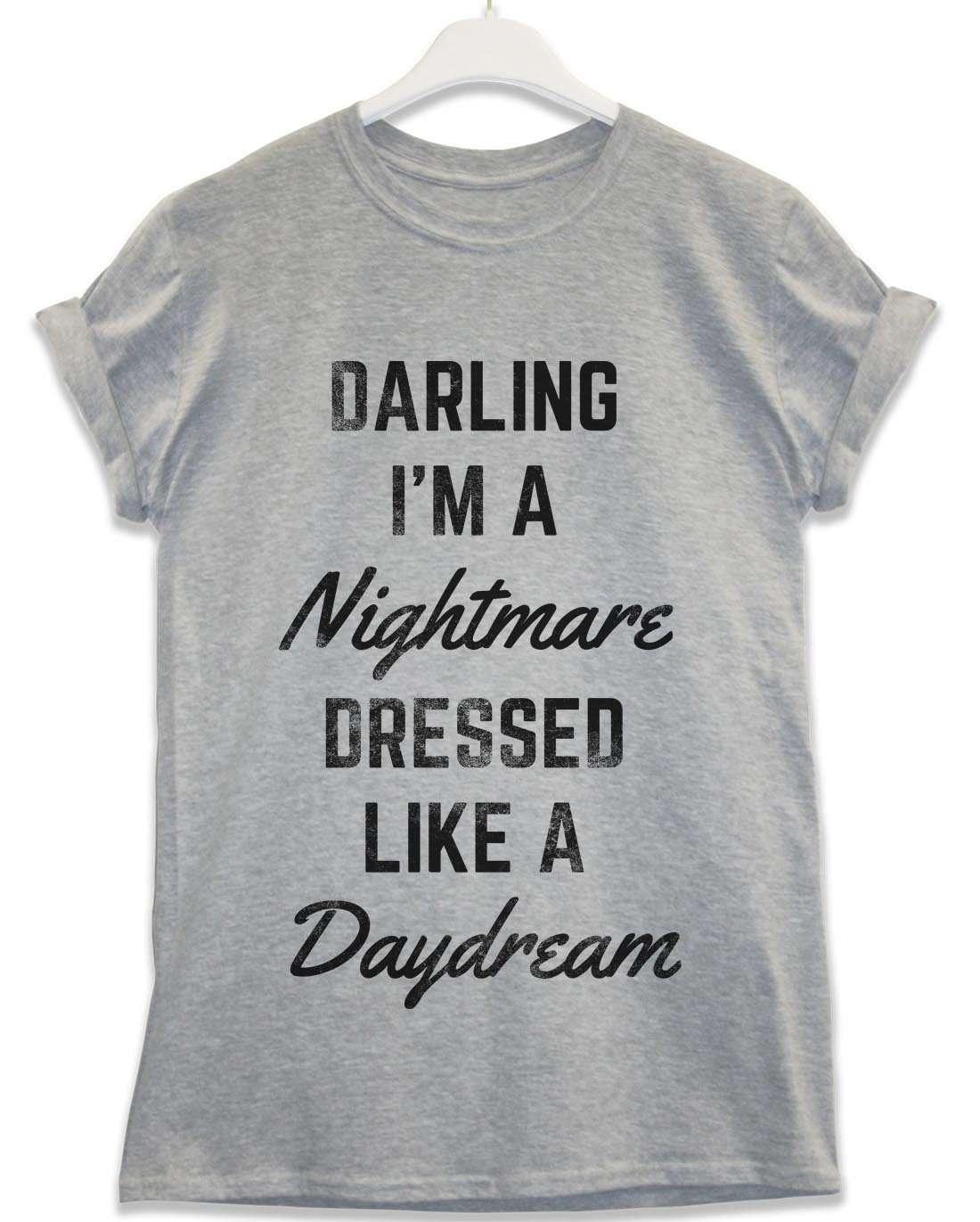 Darling I'm a Nightmare Lyric Quote Mens T-Shirt 8Ball