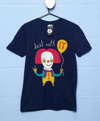 Thumbnail for Deal With IT DinoMike Unisex Mens Graphic T-Shirt 8Ball