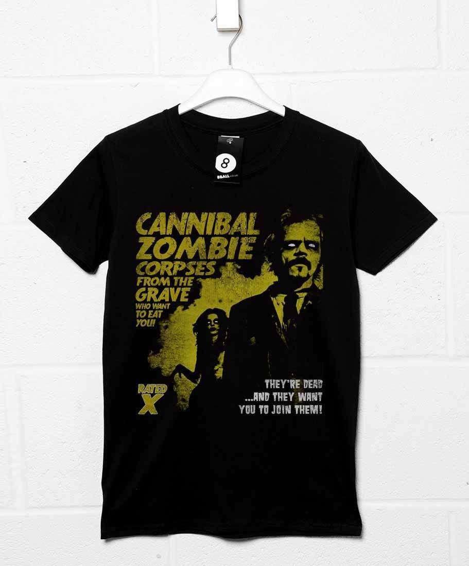 Deathray B Movie Cannibal Zombies Unisex T-Shirt 8Ball