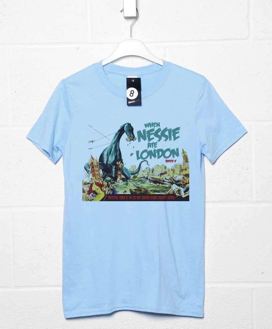 Deathray B Movie Nessie Ate London Unisex T-Shirt 8Ball