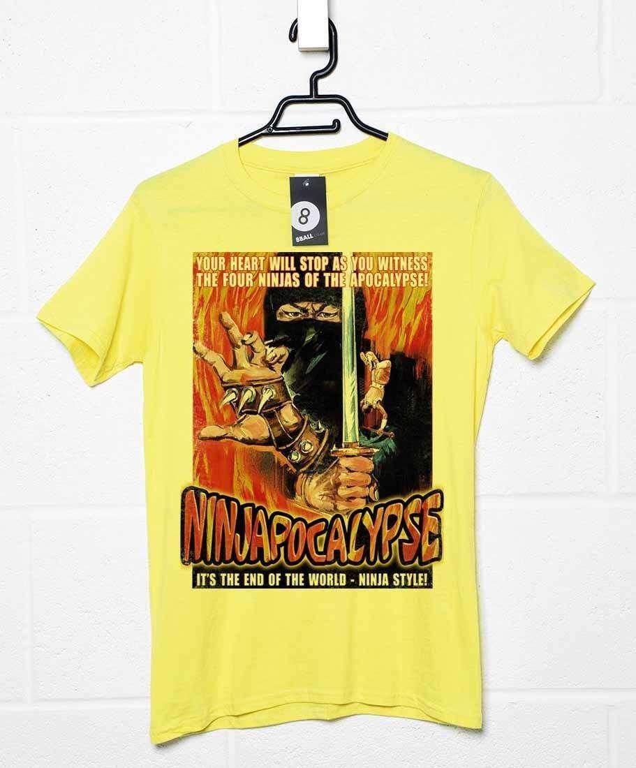 Deathray B Movie Ninjapocalypse Mens Graphic T-Shirt 8Ball