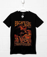 Thumbnail for Deathray B Movie Planet Death Mens Graphic T-Shirt 8Ball