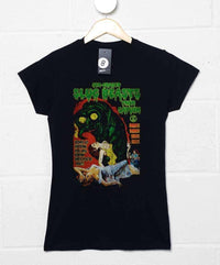 Thumbnail for Deathray B Movie Sex Crazed Slugs Fitted Womens T-Shirt 8Ball