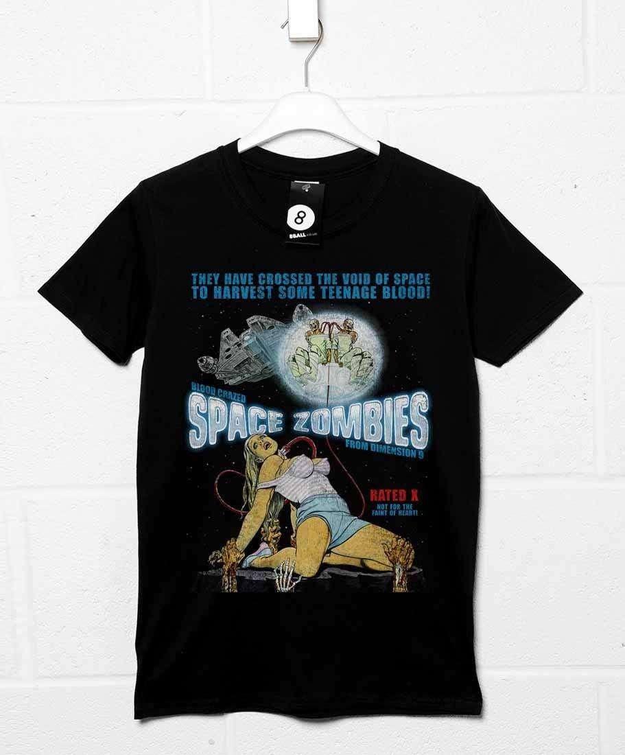 Deathray B Movie Space Zombies Mens T-Shirt 8Ball
