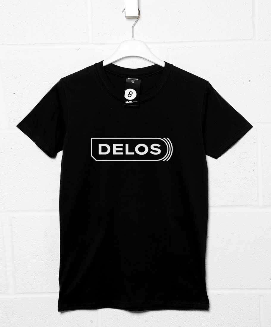 Delos Mens T-Shirt, Inspired By Westworld 8Ball