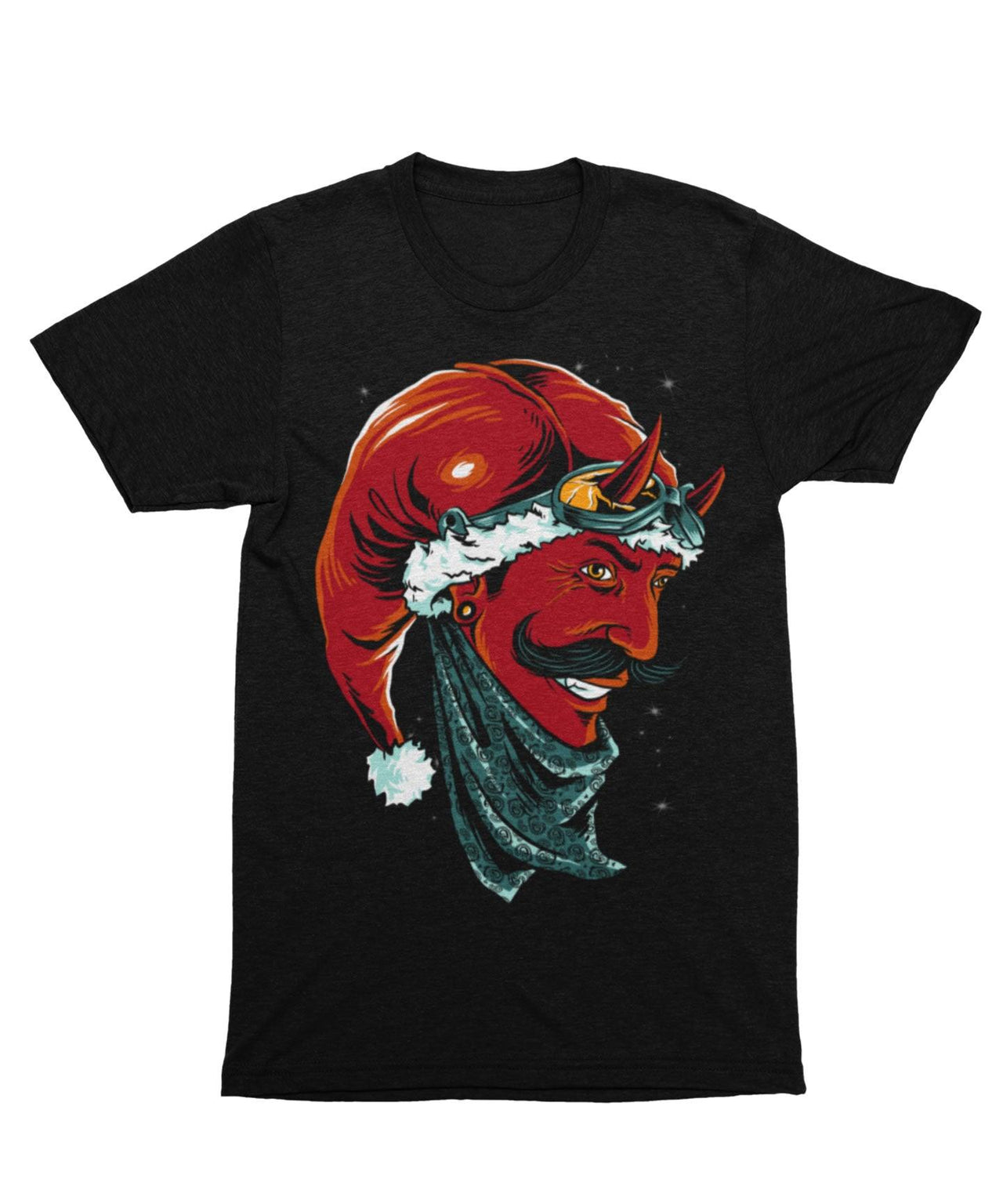 Devil Santa, Unisex Christmas Unisex T-Shirt For Men And Women 8Ball