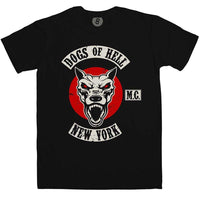 Thumbnail for Dogs Of Hell Ny Front Print Mens T-Shirt 8Ball
