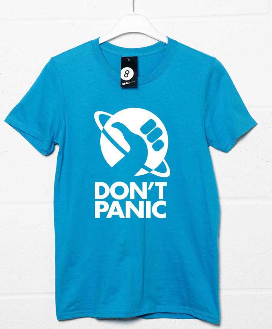 Don't Panic Hitcher Unisex T-Shirt For Men And Women 8Ball