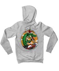 Thumbnail for Dragon Rider Santa Back Printed Christmas Hoodie For Men and Women 8Ball