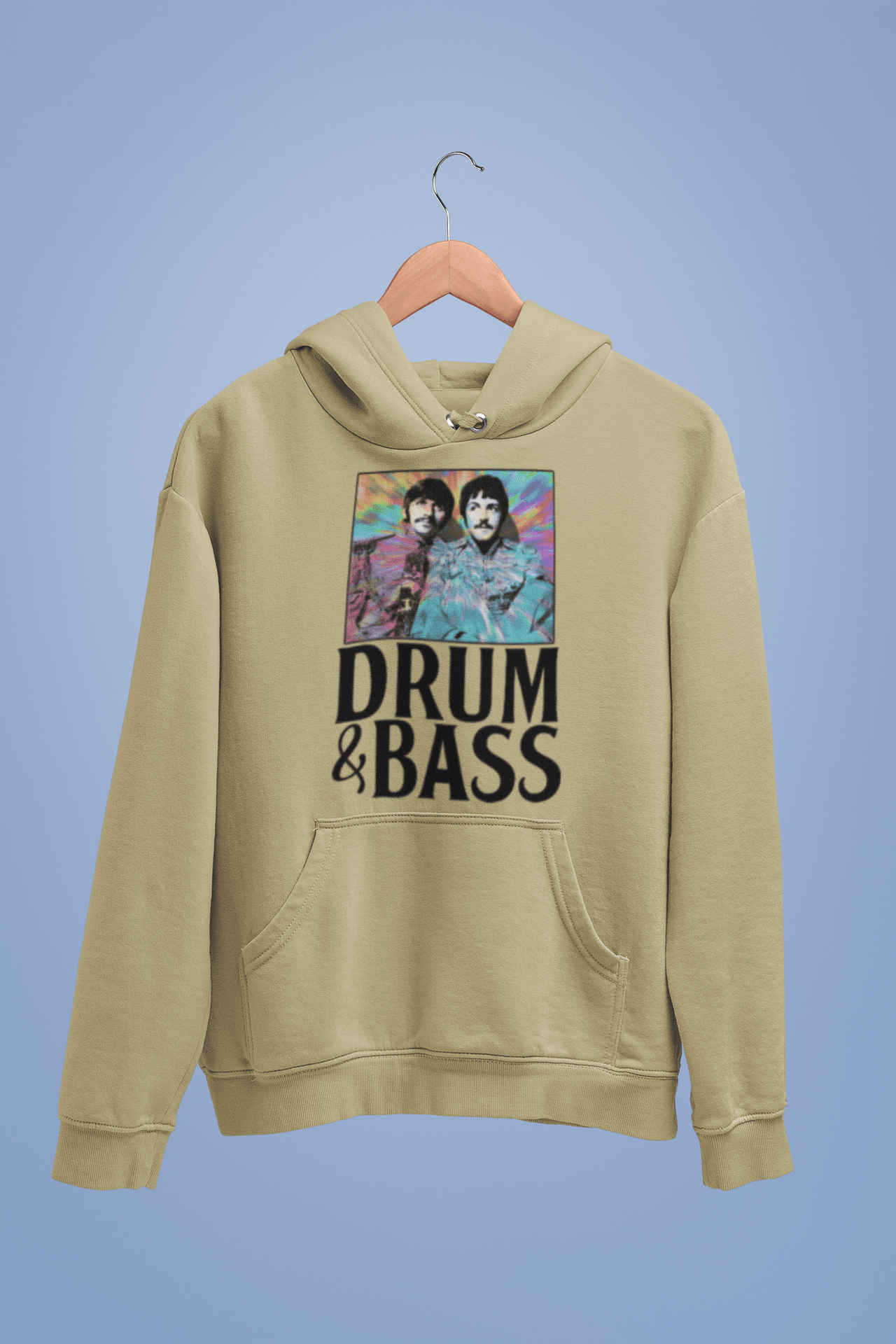 Drum and Bass, Ringo and Paul Unisex Hoodie 8Ball