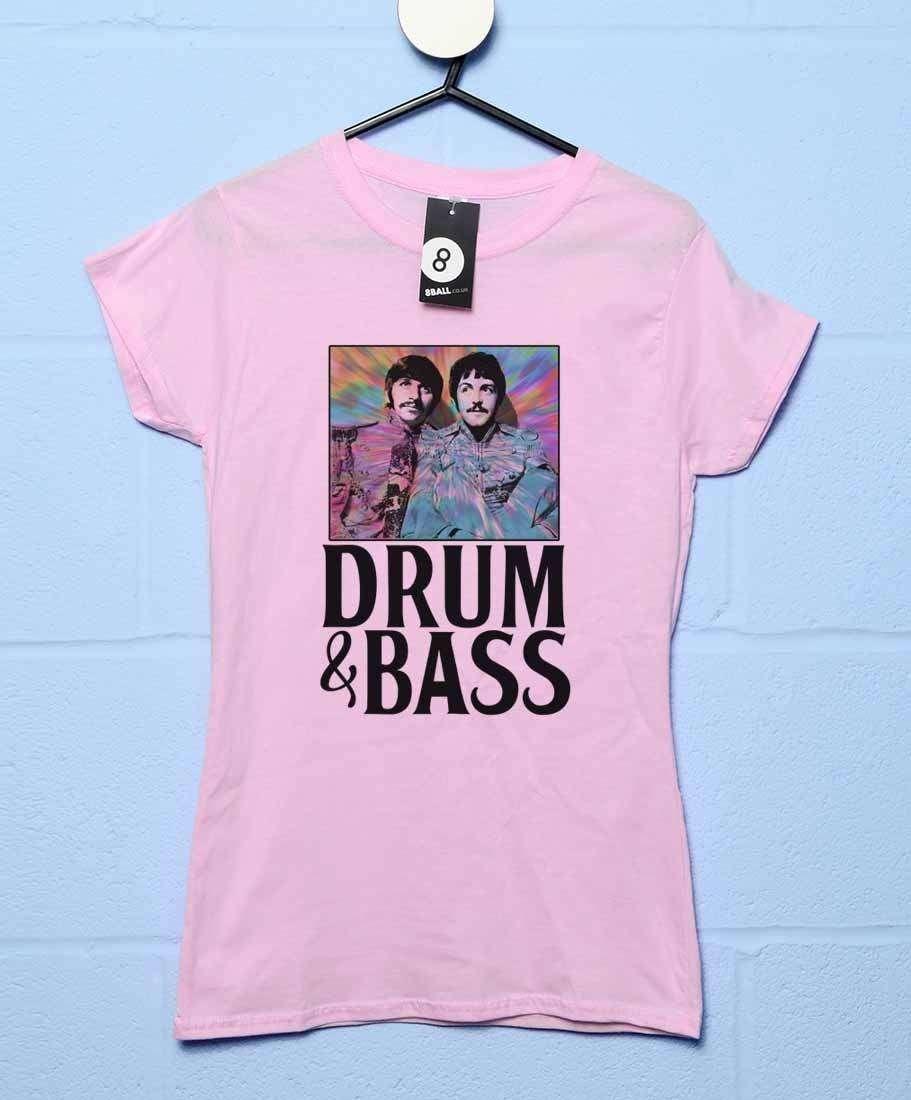 Drum and Bass, Ringo and Paul Womens T-Shirt 8Ball