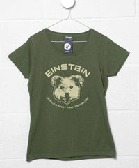 Thumbnail for Einstein First Time Traveller Womens Fitted T-Shirt 8Ball