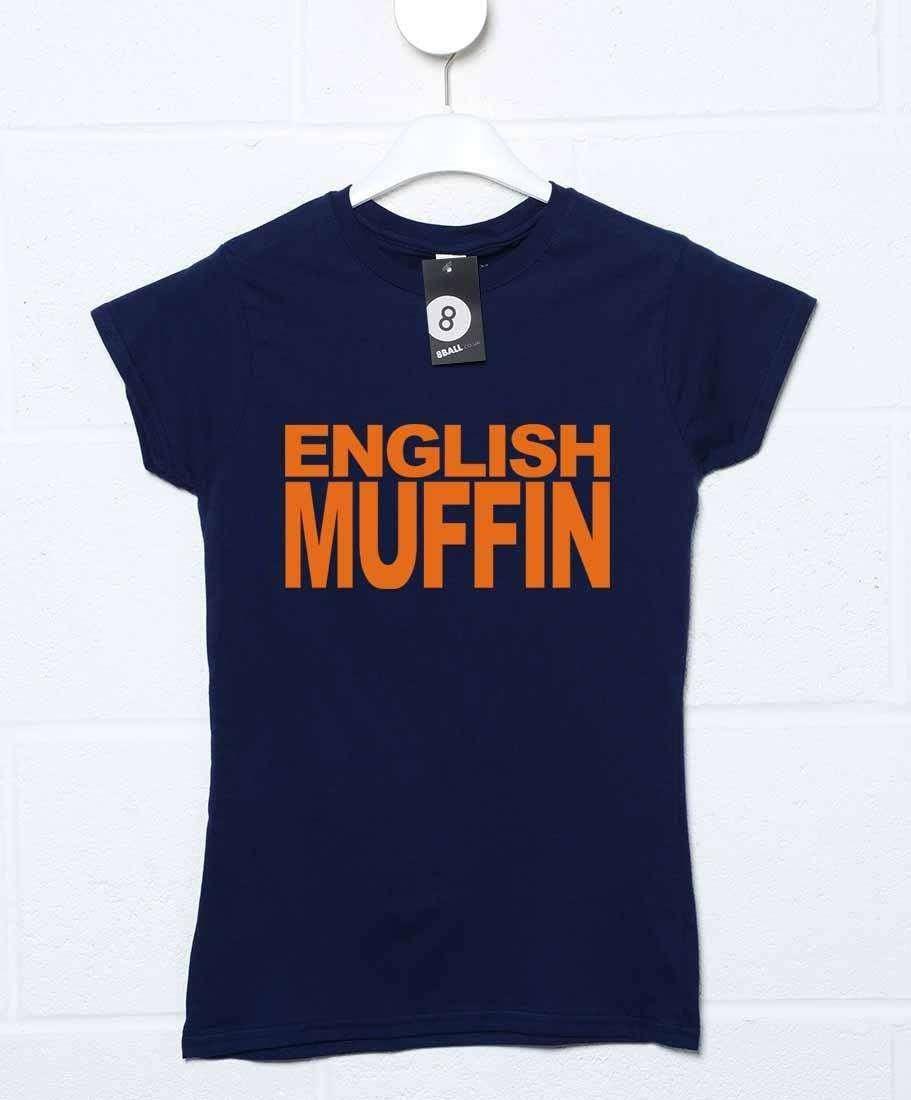 English Muffin Fitted Womens T-Shirt As Worn By Nigella Lawson 8Ball