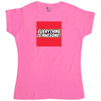 Thumbnail for Everything Is Awesome Womens Fitted T-Shirt 8Ball