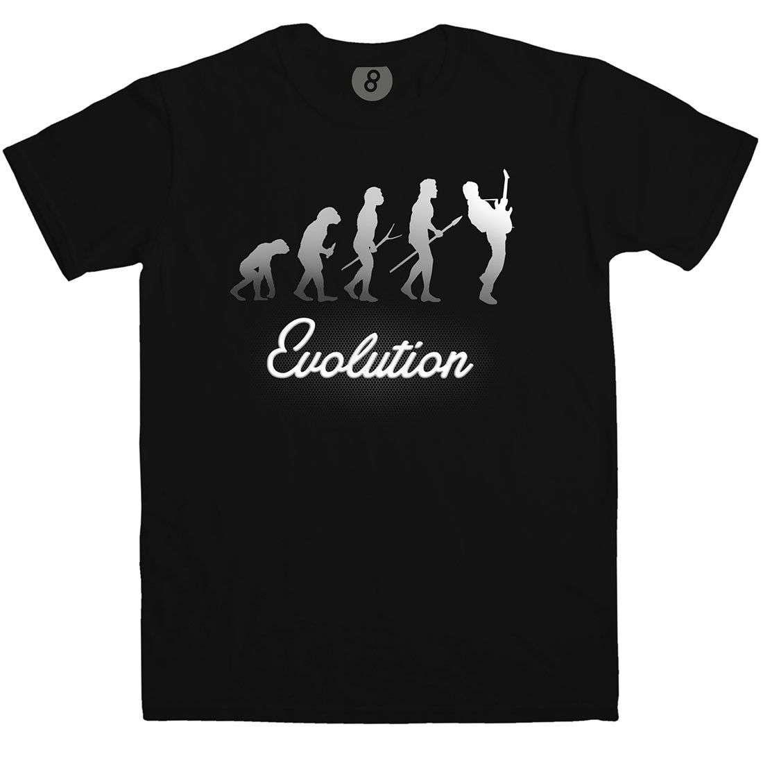 Evolution Of Guitar Guitarist Unisex T-Shirt For Men And Women 8Ball