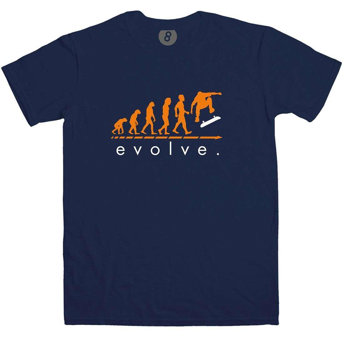 Evolution Of Skateboarding Unisex T-Shirt 8Ball