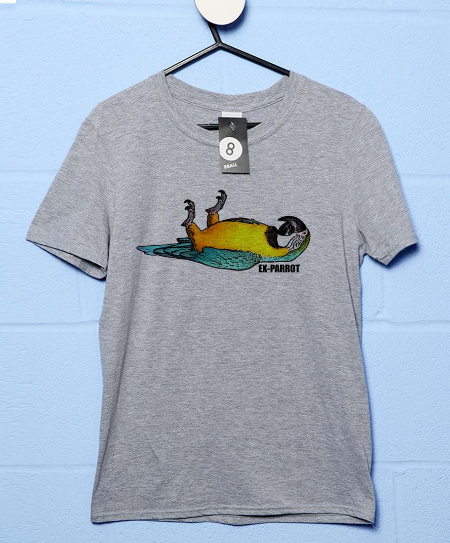 Ex Parrot Mens Graphic T-Shirt 8Ball