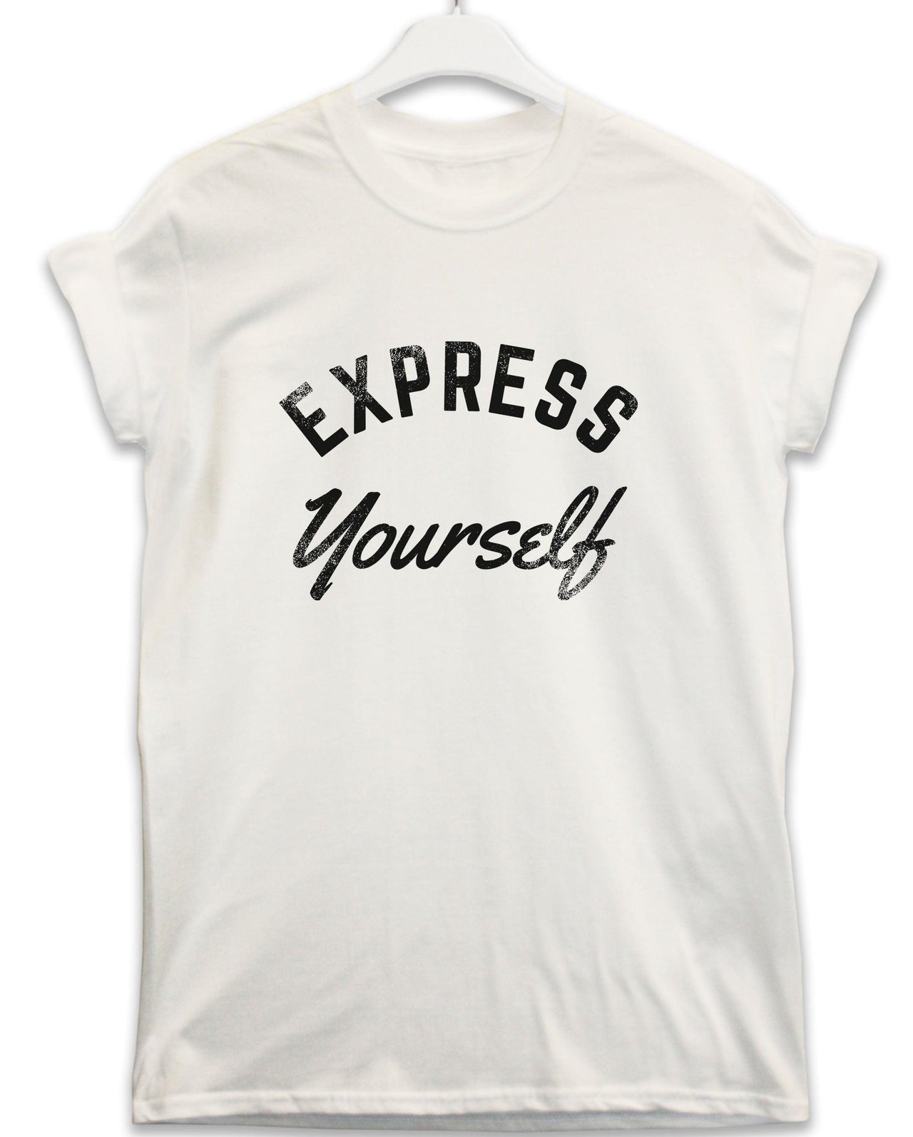 Express Yourself Lyric Quote T-Shirt For Men 8Ball