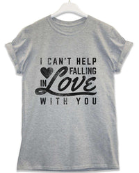 Thumbnail for Falling in Love With You Lyric Quote Unisex T-Shirt 8Ball