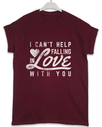 Thumbnail for Falling in Love With You Lyric Quote Unisex T-Shirt 8Ball
