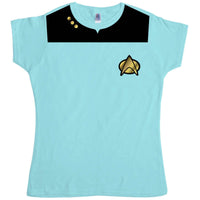 Thumbnail for Fancy Dress Star Trek Uniform Womens Style T-Shirt 8Ball