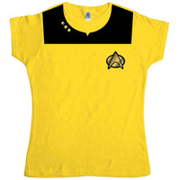 Thumbnail for Fancy Dress Star Trek Uniform Womens Style T-Shirt 8Ball