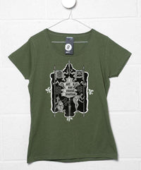 Thumbnail for Fart Direction Heraldry Fitted Womens T-Shirt 8Ball