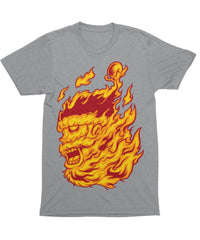 Thumbnail for Flame Of Santa Unisex Christmas Mens T-Shirt 8Ball
