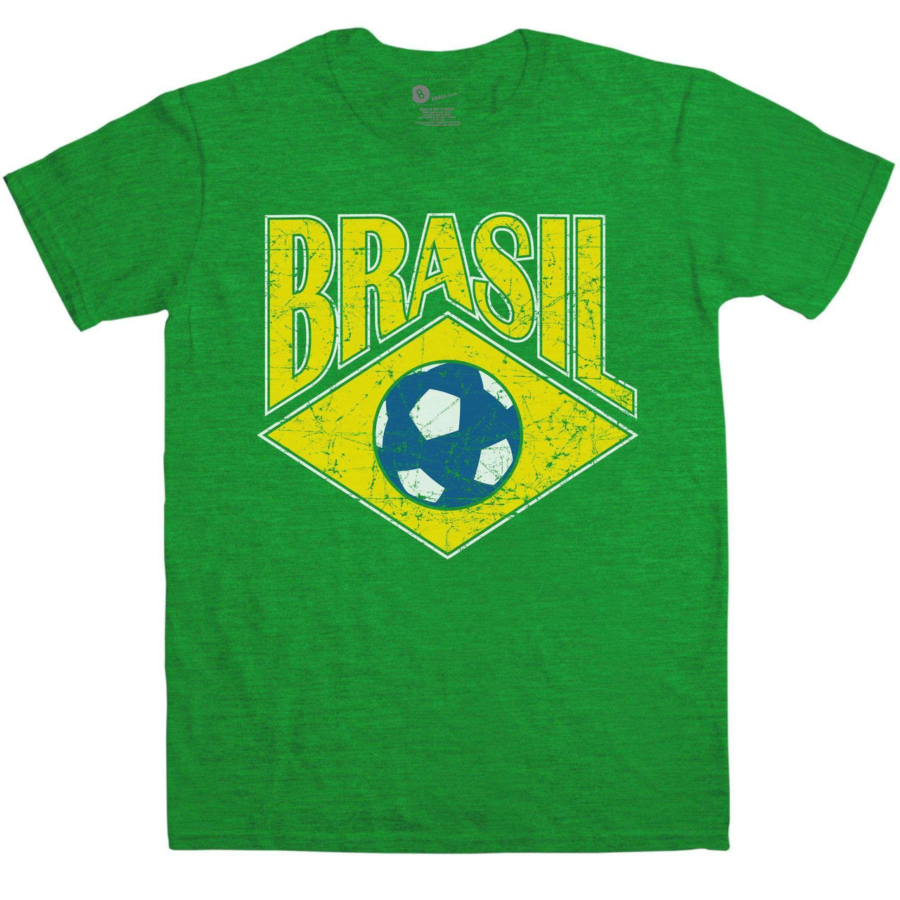 Football Retro Brasil Football Unisex T-Shirt 8Ball