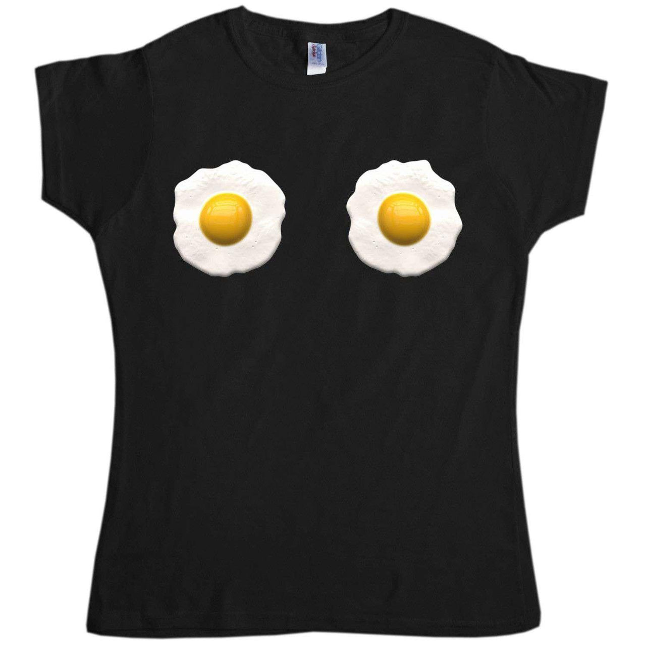 Fried Eggs Fitted Womens T-Shirt 8Ball