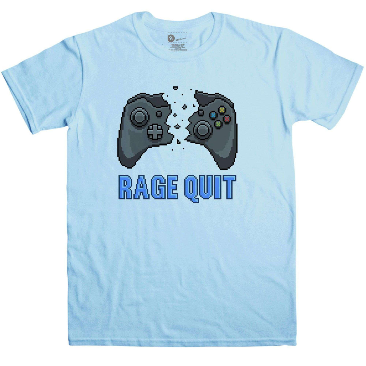 Gaming Men's Rage Quit Unisex T-Shirt 8Ball