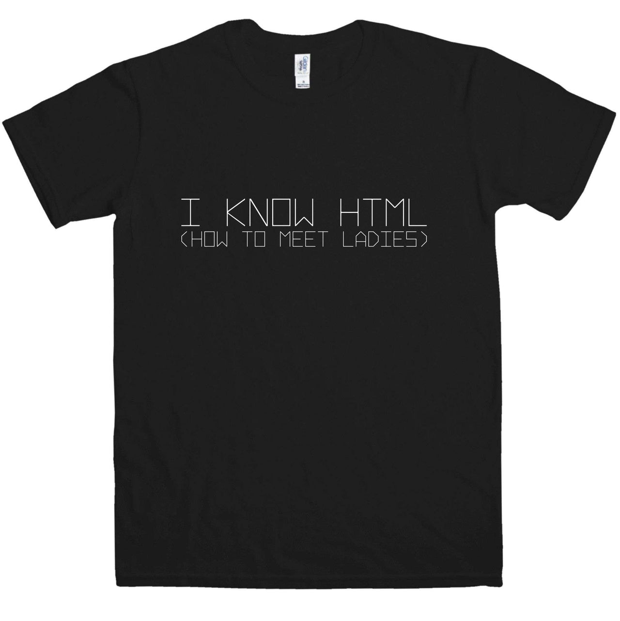 Geek I Know Html T-Shirt For Men 8Ball