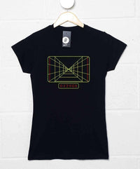 Thumbnail for Geek Targeting Computer Womens Fitted T-Shirt 8Ball