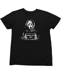 Thumbnail for Ghostface Mugshot Horror Film Tribute Graphic T-Shirt For Men 8Ball