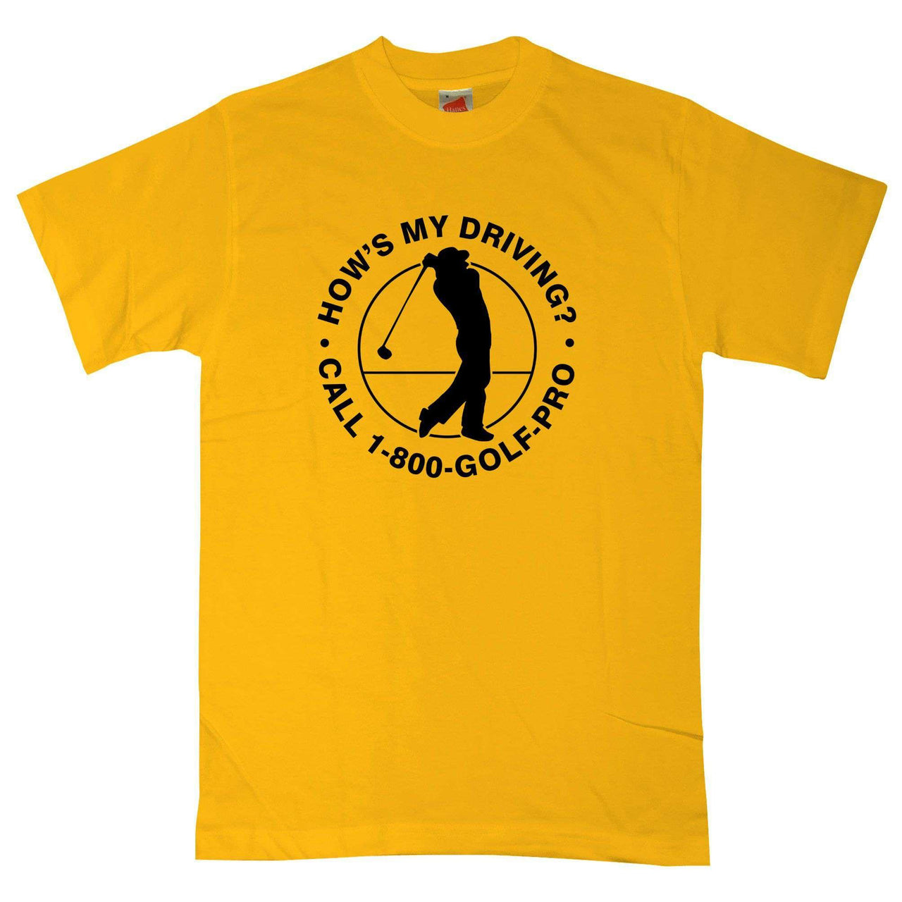 Golf Hows My Driving Unisex T-Shirt 8Ball