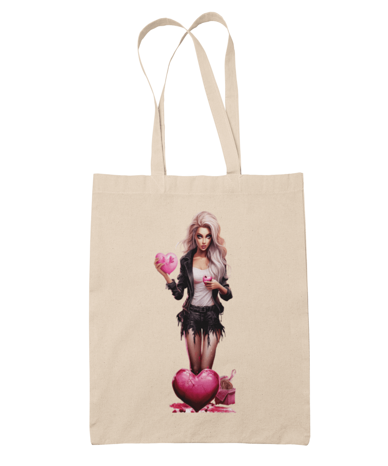 Gothic Heart Barbie Tote Bag 8Ball