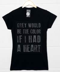 Thumbnail for Grey Would Be the Colour Lyric Quote T-Shirt for Women 8Ball