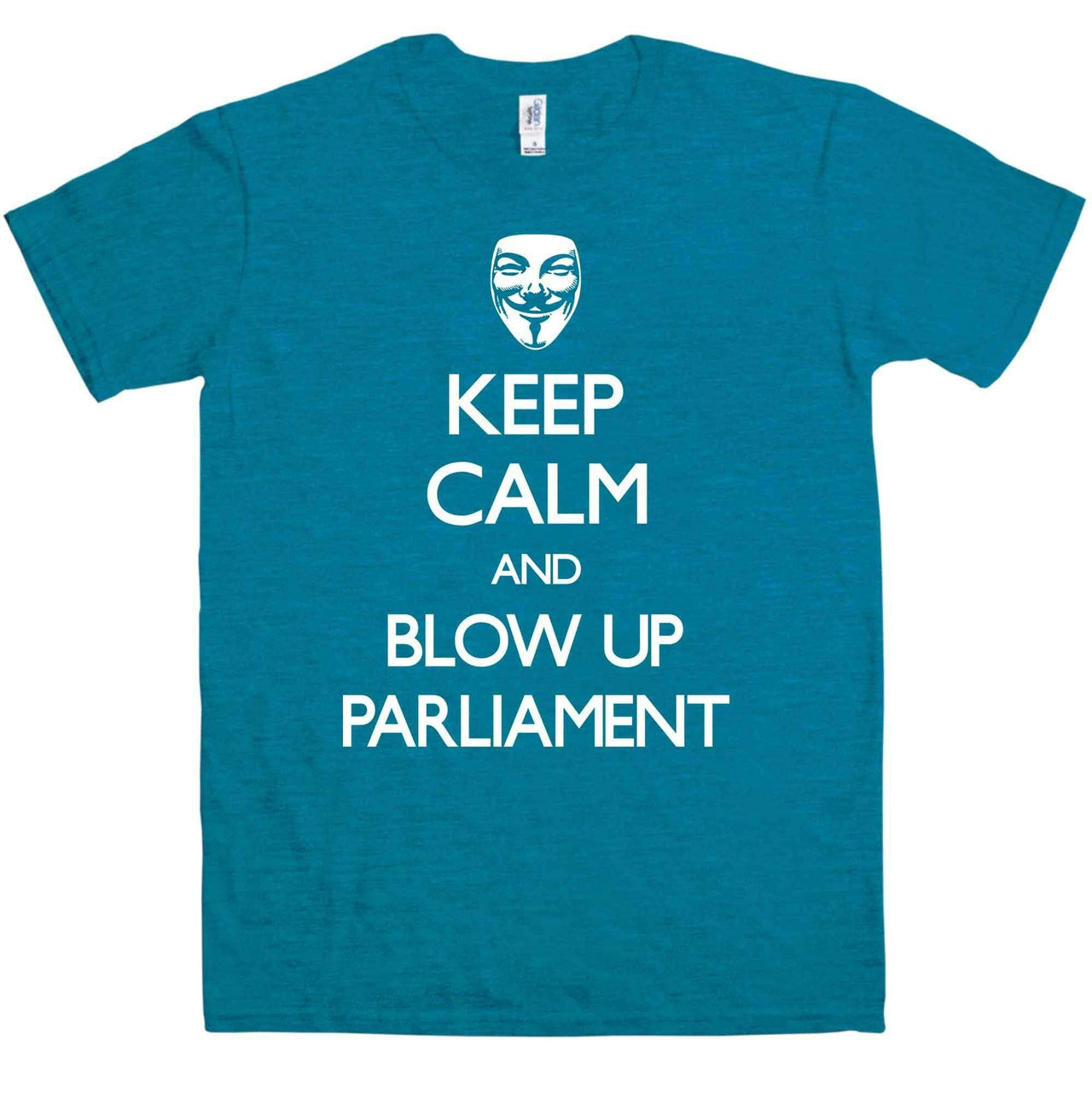 Guy Fawkes Blow Up Parliament Graphic T-Shirt For Men 8Ball