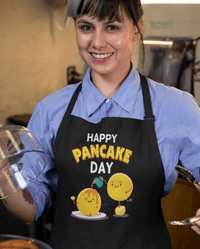 Thumbnail for Happy Pancake Day Cotton Apron Pancake Day Cotton Kitchen Apron 8Ball
