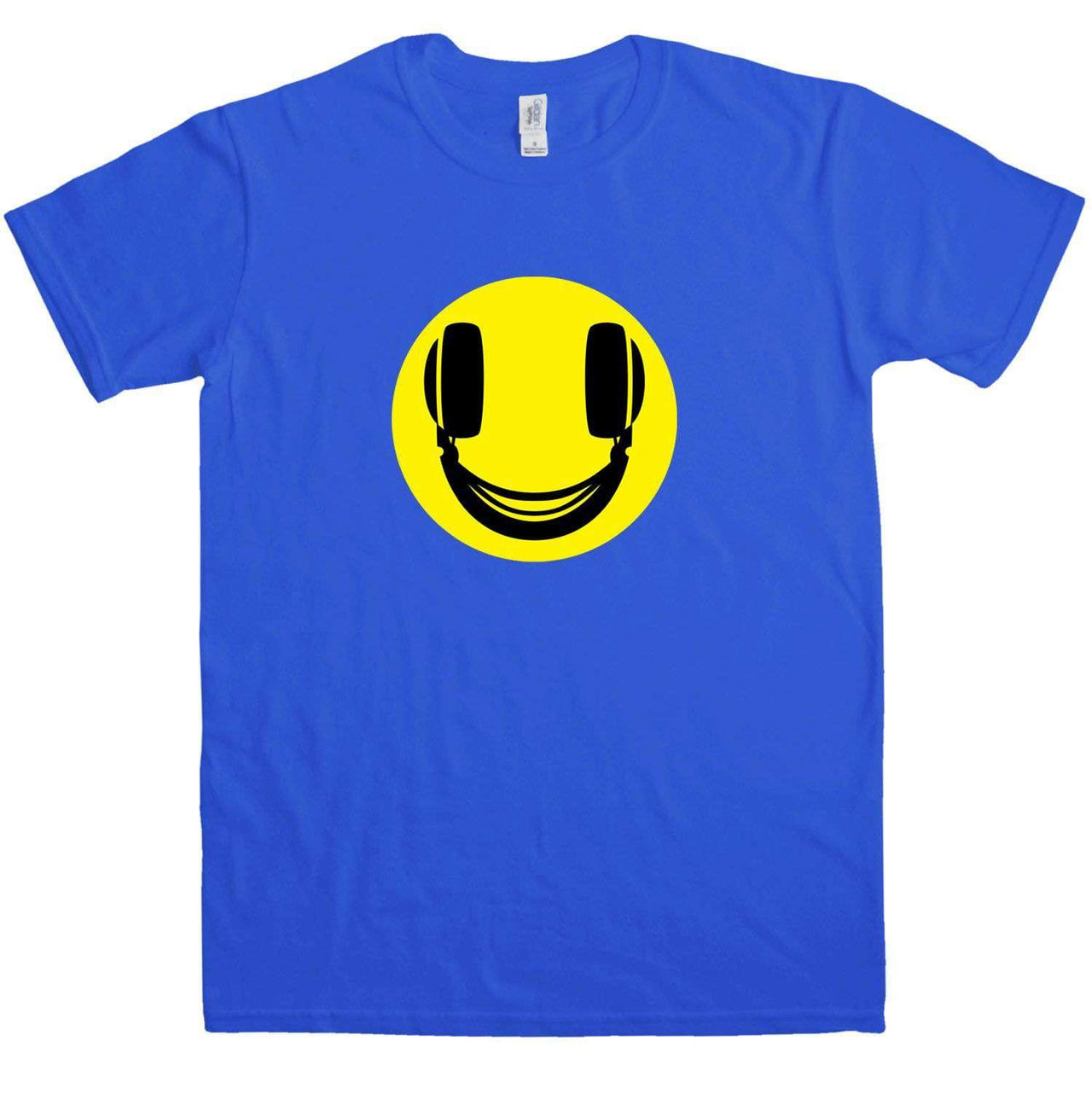 Headphone Smiley Graphic T-Shirt For Men 8Ball