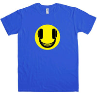 Thumbnail for Headphone Smiley Graphic T-Shirt For Men 8Ball