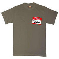 Thumbnail for Hello My Name Is Dad Unisex T-Shirt For Men And Women 8Ball
