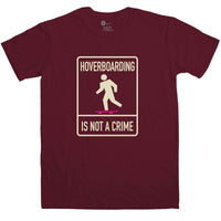 Thumbnail for Hover Boarding Is Not A Crime Graphic T-Shirt For Men 8Ball