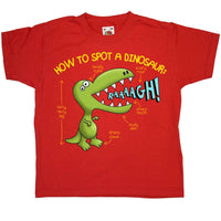 Thumbnail for How To Spot A Dinosaur Childrens Graphic T-Shirt 8Ball