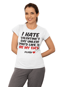 Thumbnail for I Hate Valentines Day Womens T-Shirt 8Ball